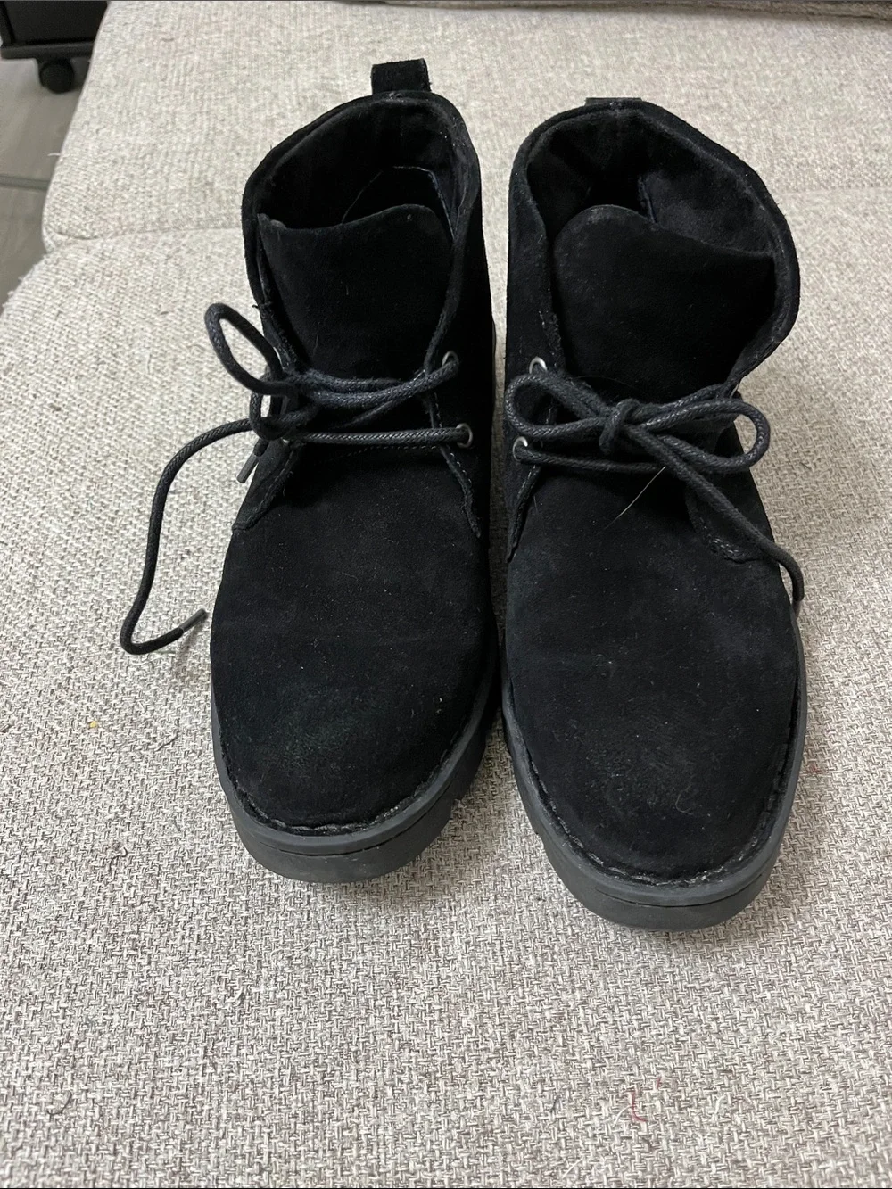 Born Black Suede Chukka Boots
